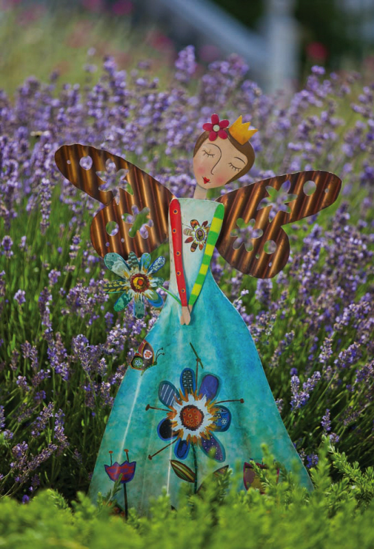 Garden Living Studio Garden Angels Add Light and Reflect Grace