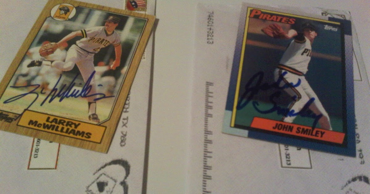 My TTM Baseball Autographs and more TTM Success Larry McWilliams and John Smiley