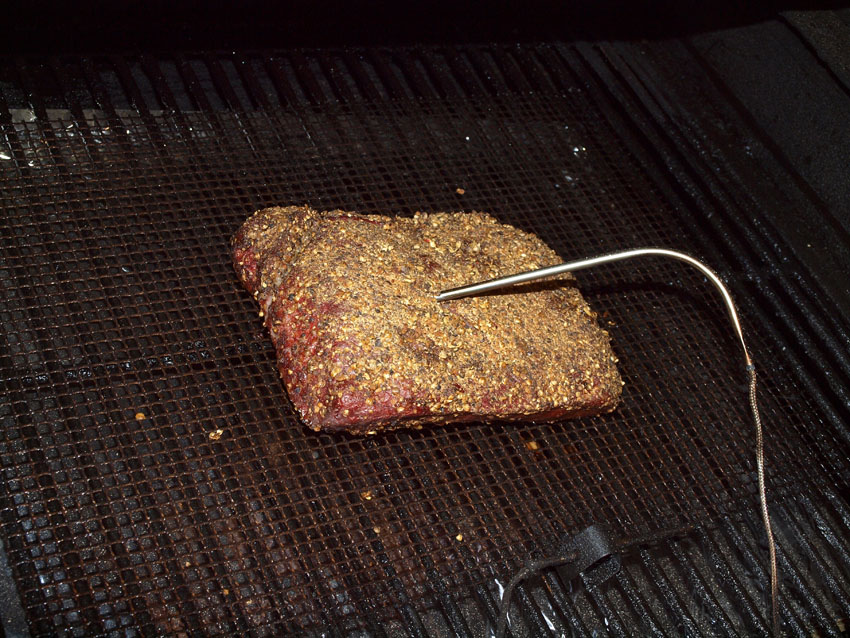 Pellet Smoker Cooking Made Hub's EZPastrami