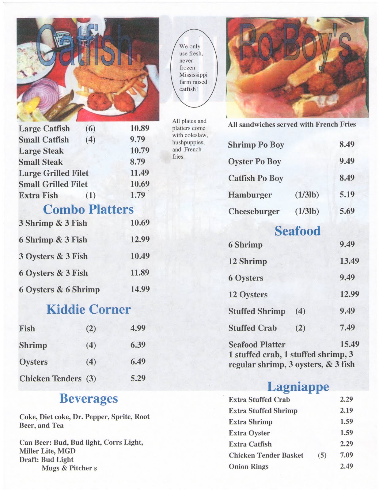 we saw that... cajun catfish house again....2015©