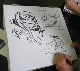 Peter Laird's TMNT blog: Shellback Artworks group signing August 11, 2012