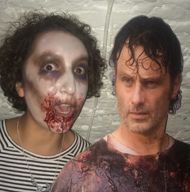 Zombie make-up The Walking Dead