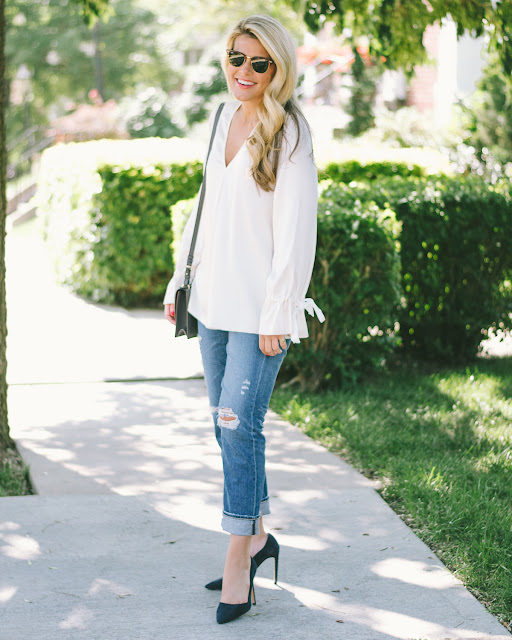 Summer Wind: How to Dress Up Boyfriend Style Jeans