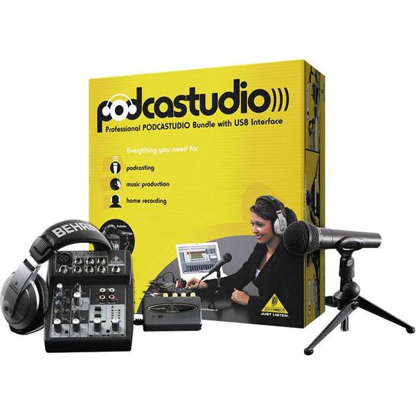 Behringer Podcastudio USB Recording Bundle