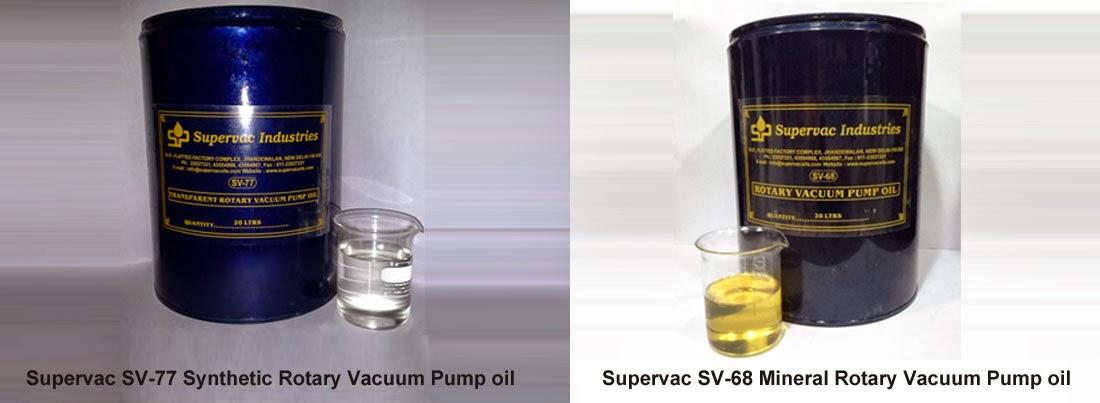 Vacuum Pump Oil Equivalent Chart