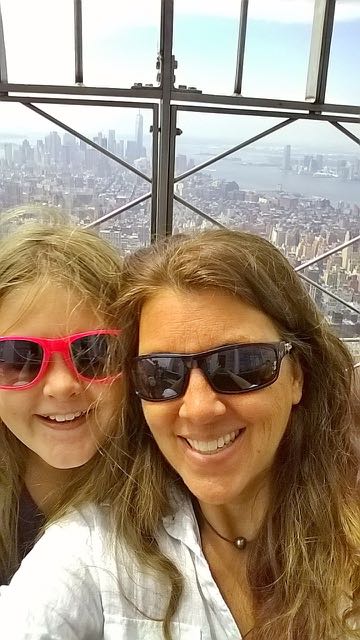 Mommy and Alex at the Empire State Building