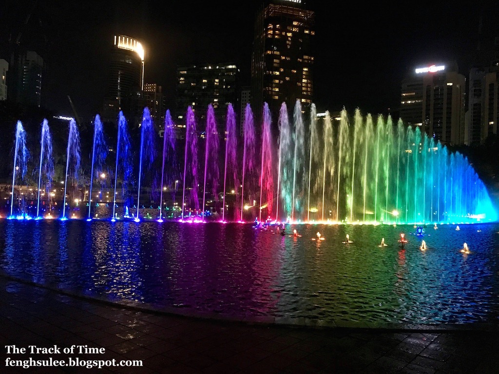 KLCC Lake Symphony Water Fountain Show The Track of Time