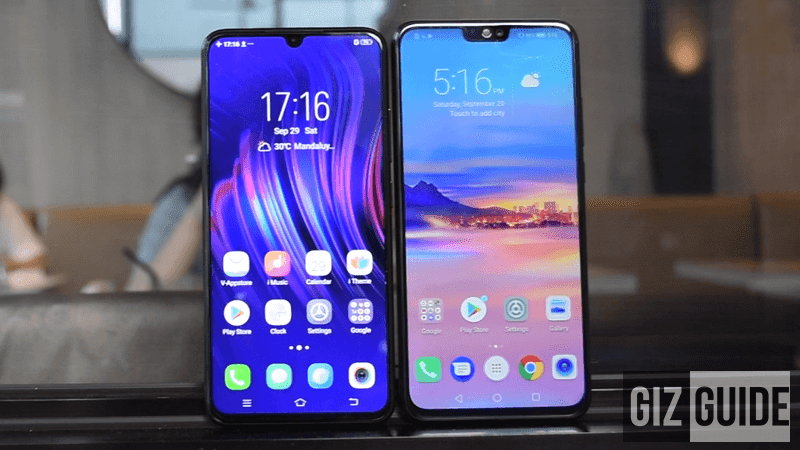 Smaller chin bezel on the Honor 8X