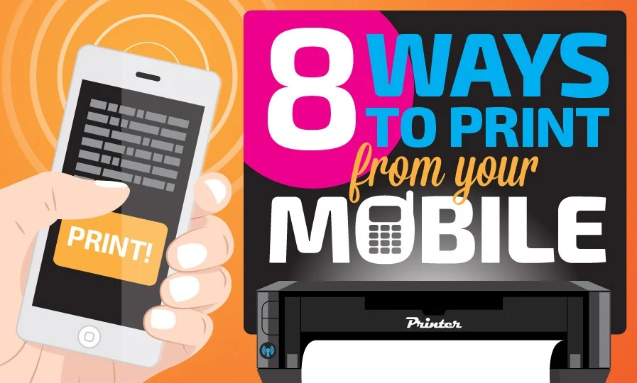 8 Apps To Print From Your Mobile - #infographic