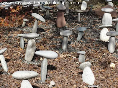 Rich Botto’s “Rock Mushrooms” seen on Yountville Art Walk in Yountville, California