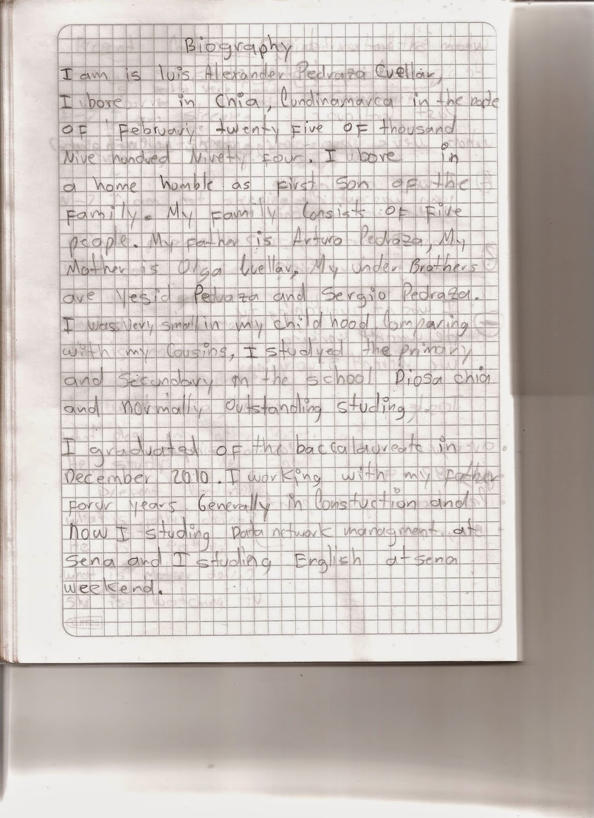 STUDYING ENGLISH Biography studying-english-biography