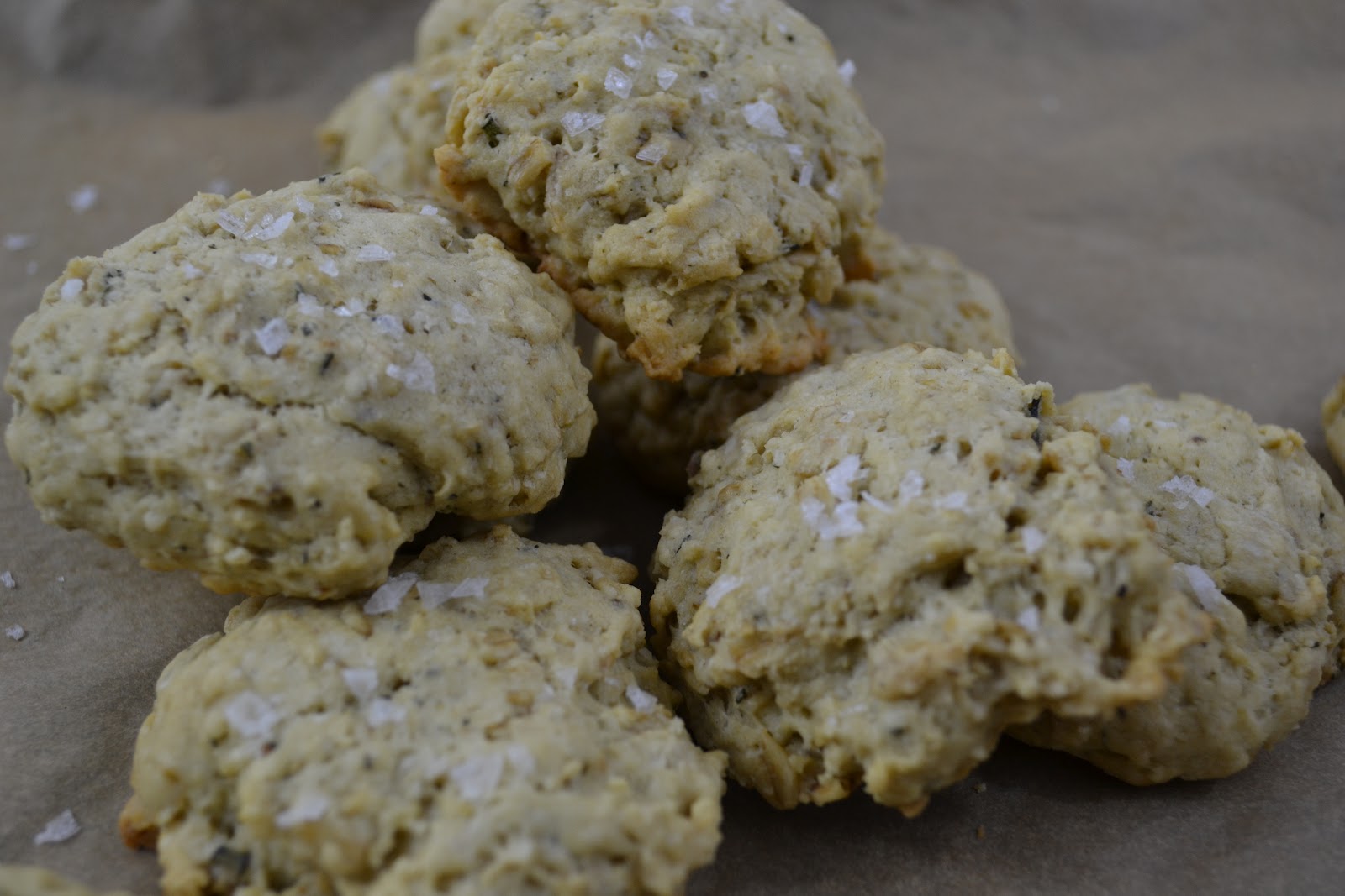 kale and kumquats Savory Oatmeal Cookies
