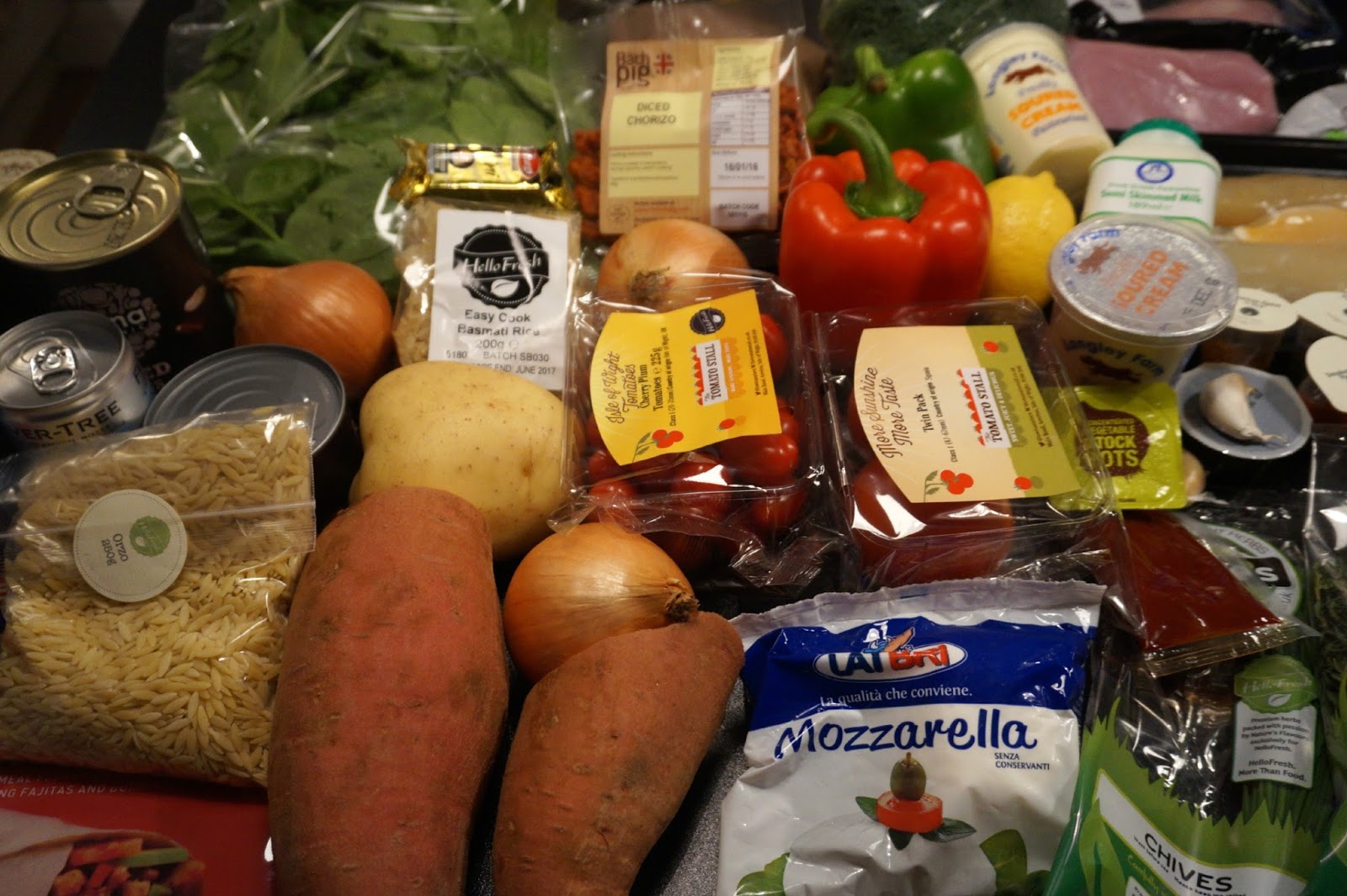 Ingredients for risotto