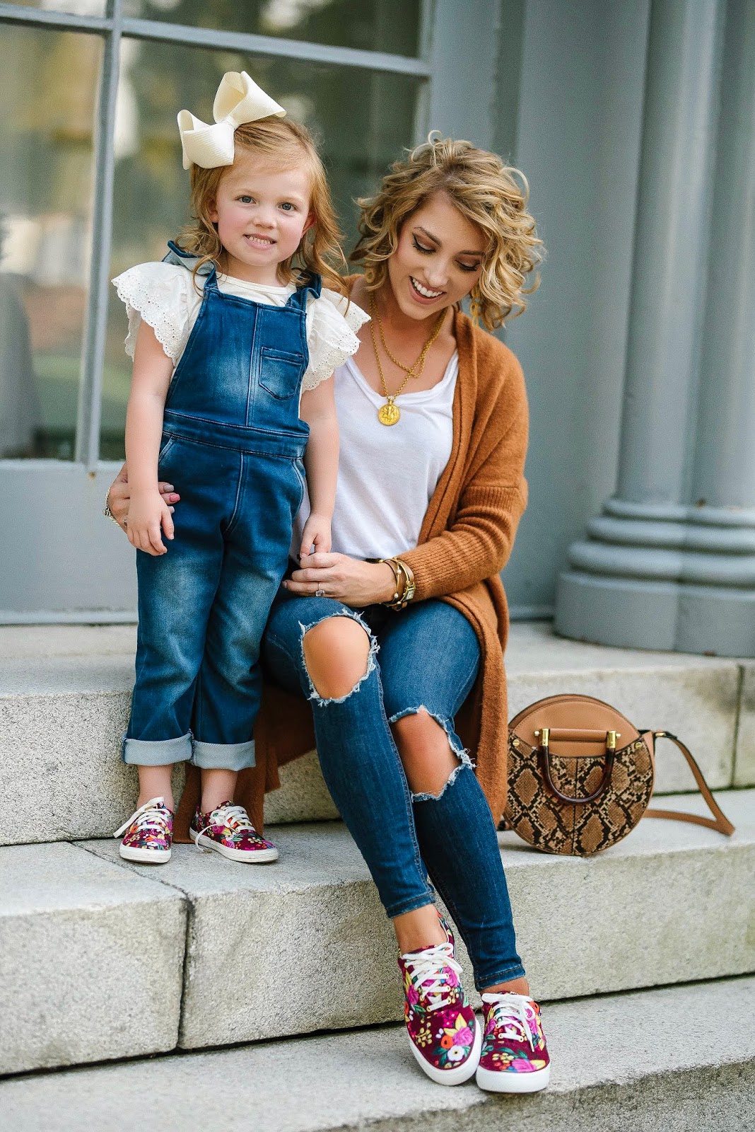 Mommy & Me Style: Twinning in Keds x Rifle Paper Co. Sneakers - Something Delightful Blog
