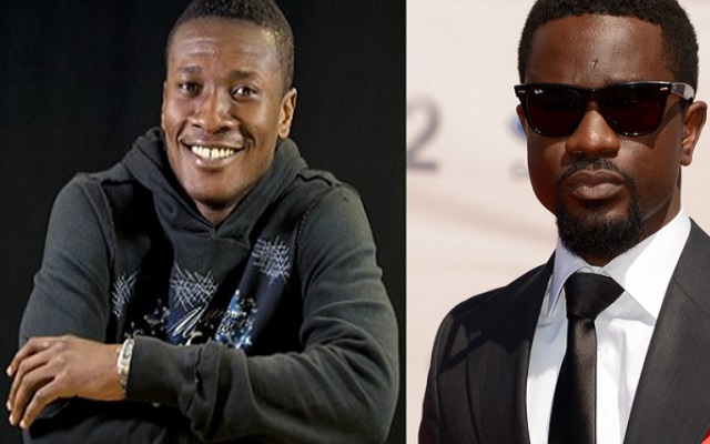 Asamoah Gyan 'Baby Jet' (Left) and Ghana’s fastest rapper, Sarkodie (Right)