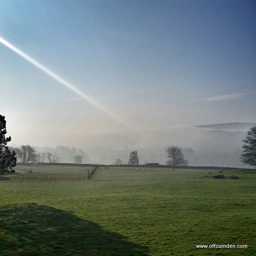 Yorkshire Dales misty morning