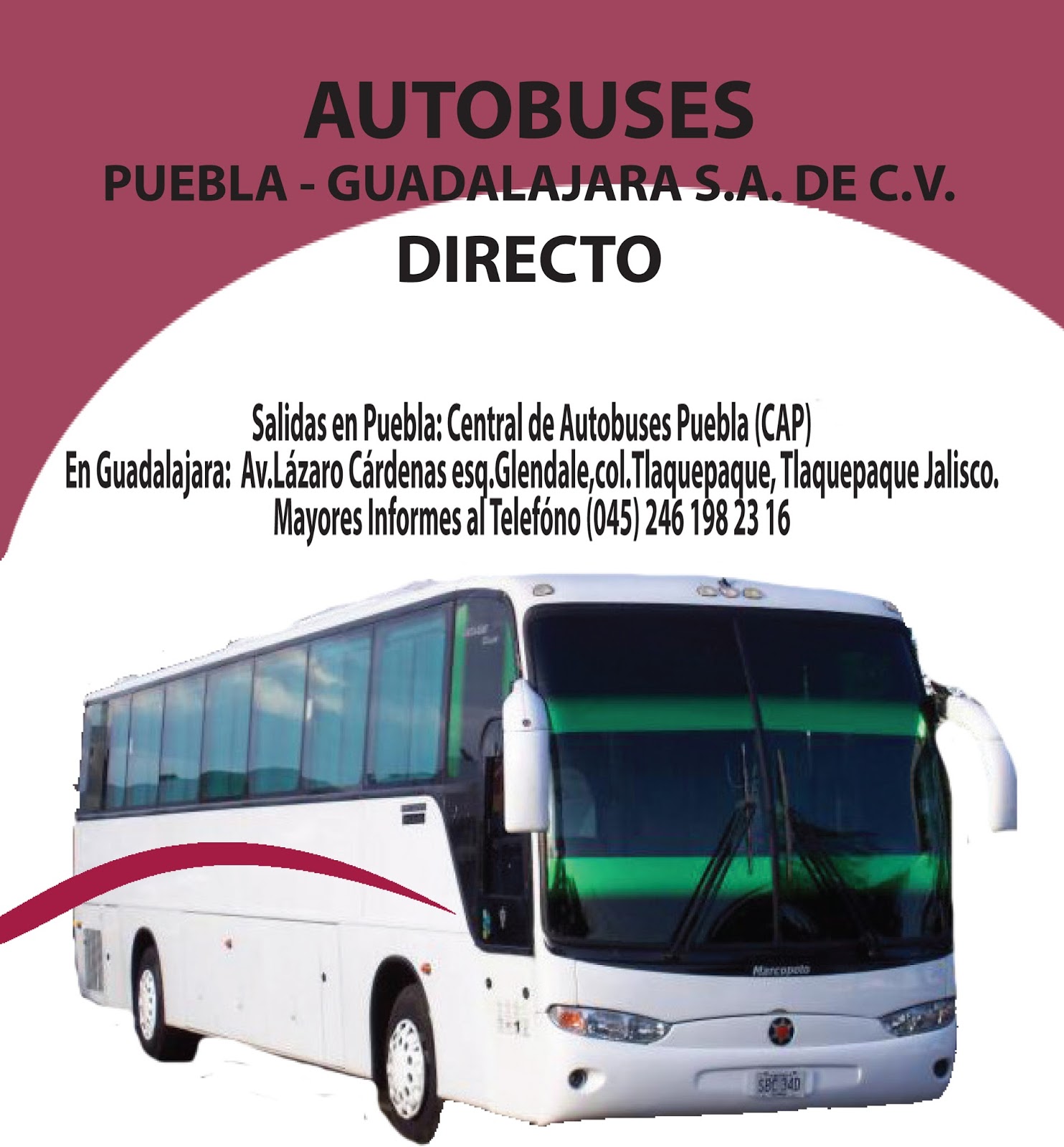 Noticias AUTOBUSES PUEBLA GUADALAJARA S. A. DE C. V. Noticias AUTOBUSES PUEBLA GUADALAJARA S. A. DE C. V.