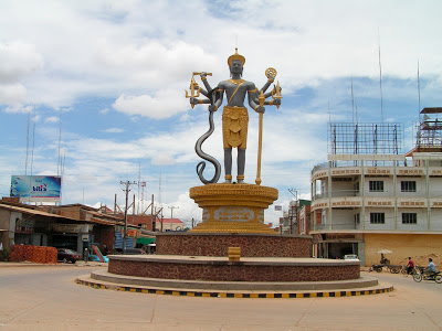 Another street statue in Battambang, Cambodia