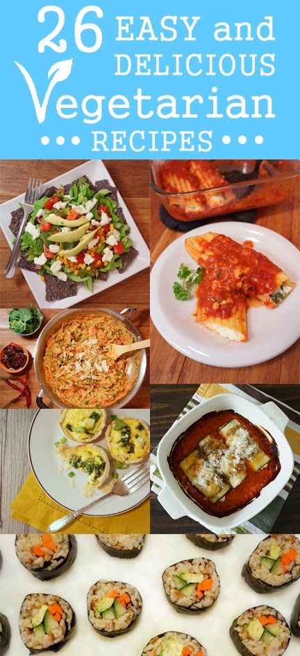 26 Easy and Delicious Vegetarian Recipes - Alley's Recipe Book