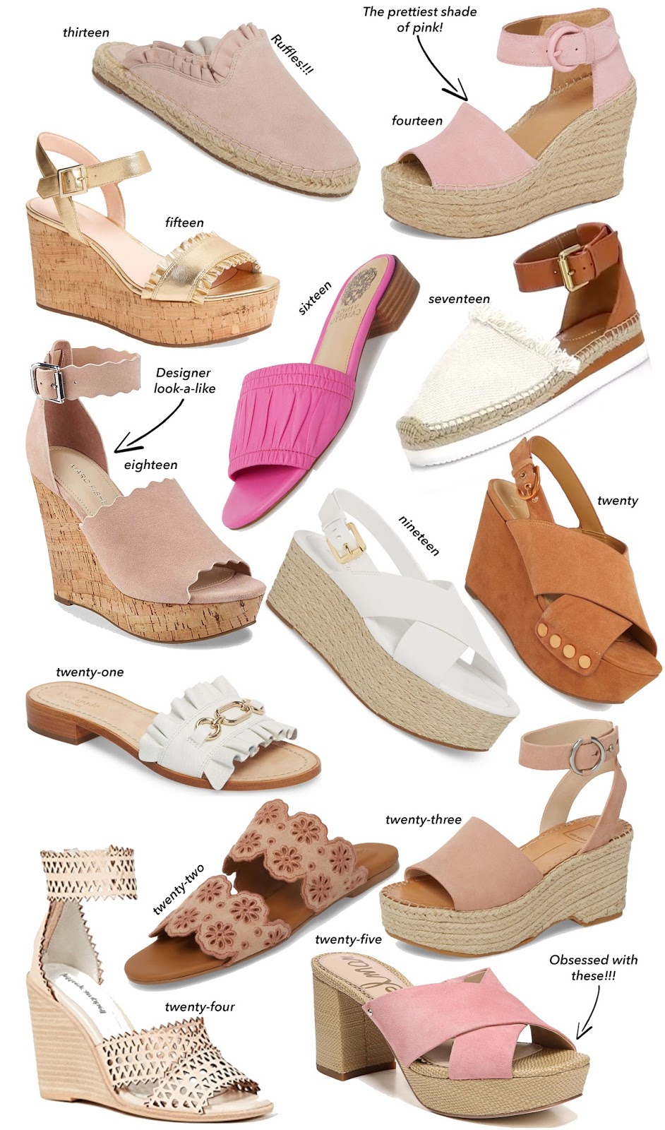 25 Shoes for Spring - Click through to Something Delightful Blog for details