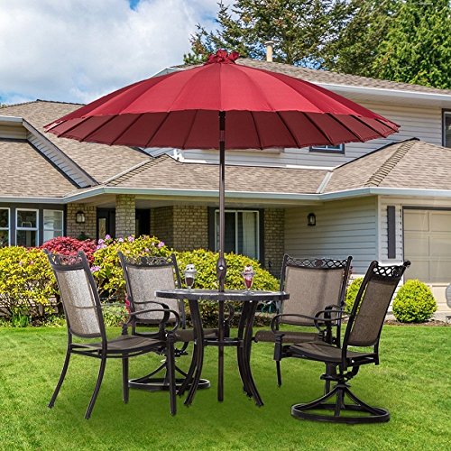 Abba Patio Round Parasol Patio Umbrella ALLSKU
