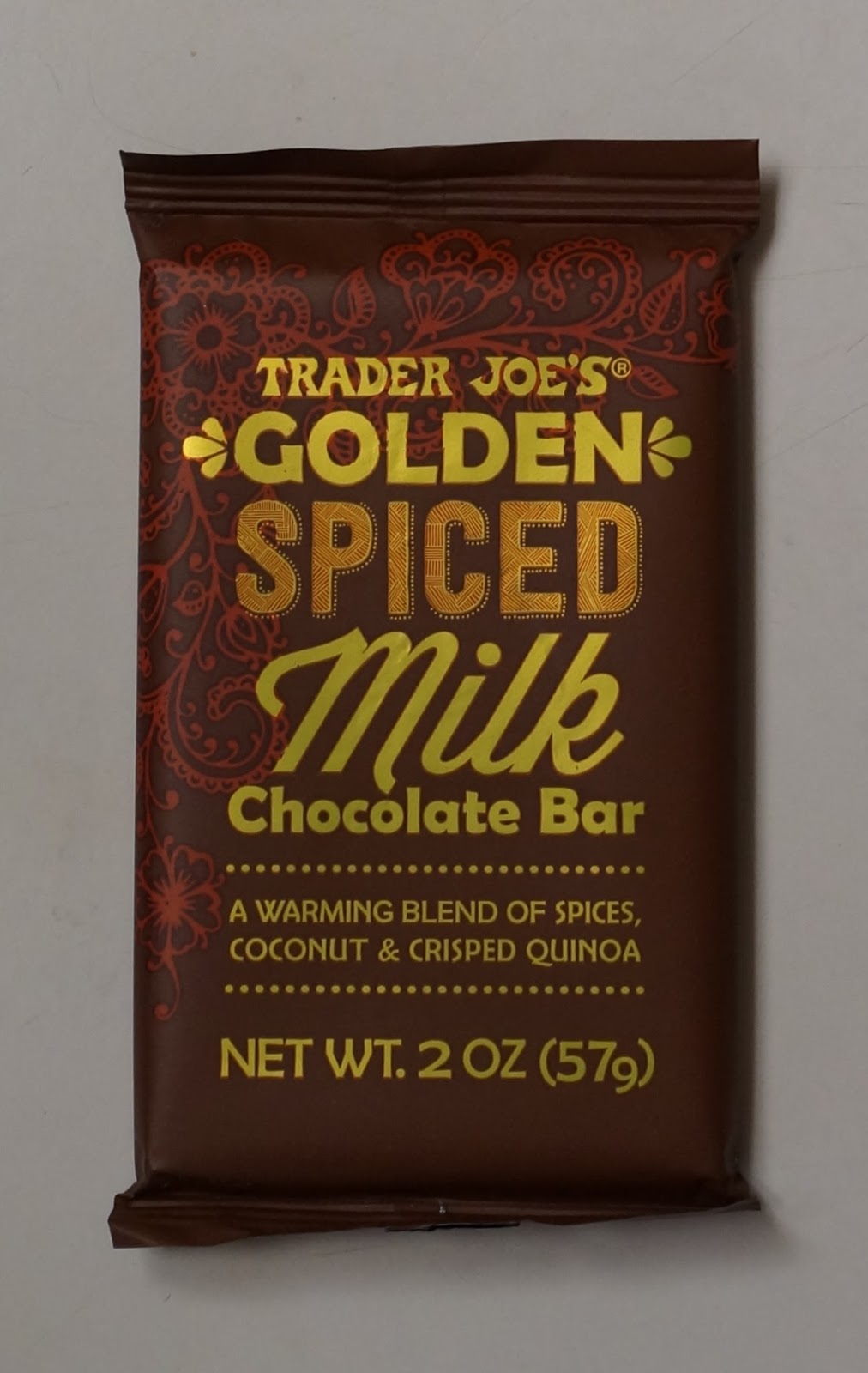 Exploring Trader Joe's Trader Joe's Golden Spiced Milk Chocolate Bar