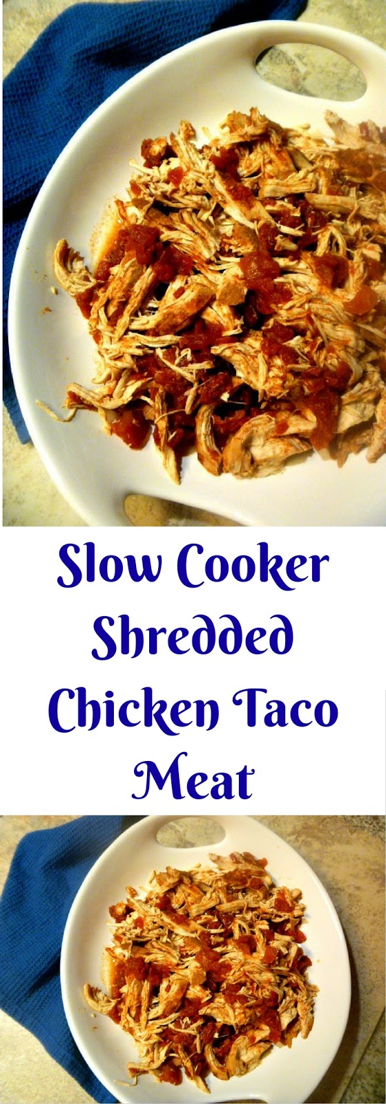 Slice of Southern: Slow Cooker Shredded Chicken Taco Meat