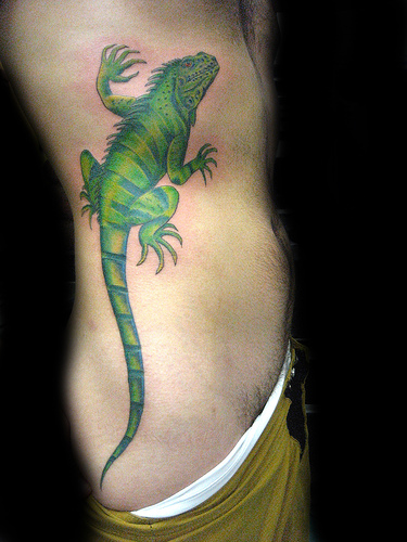 Tatuaje Iguana