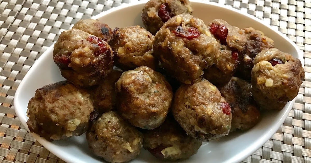 Lust auf Lecker 🌶: Partyfrikadellen mit Cranberries und Mandeln