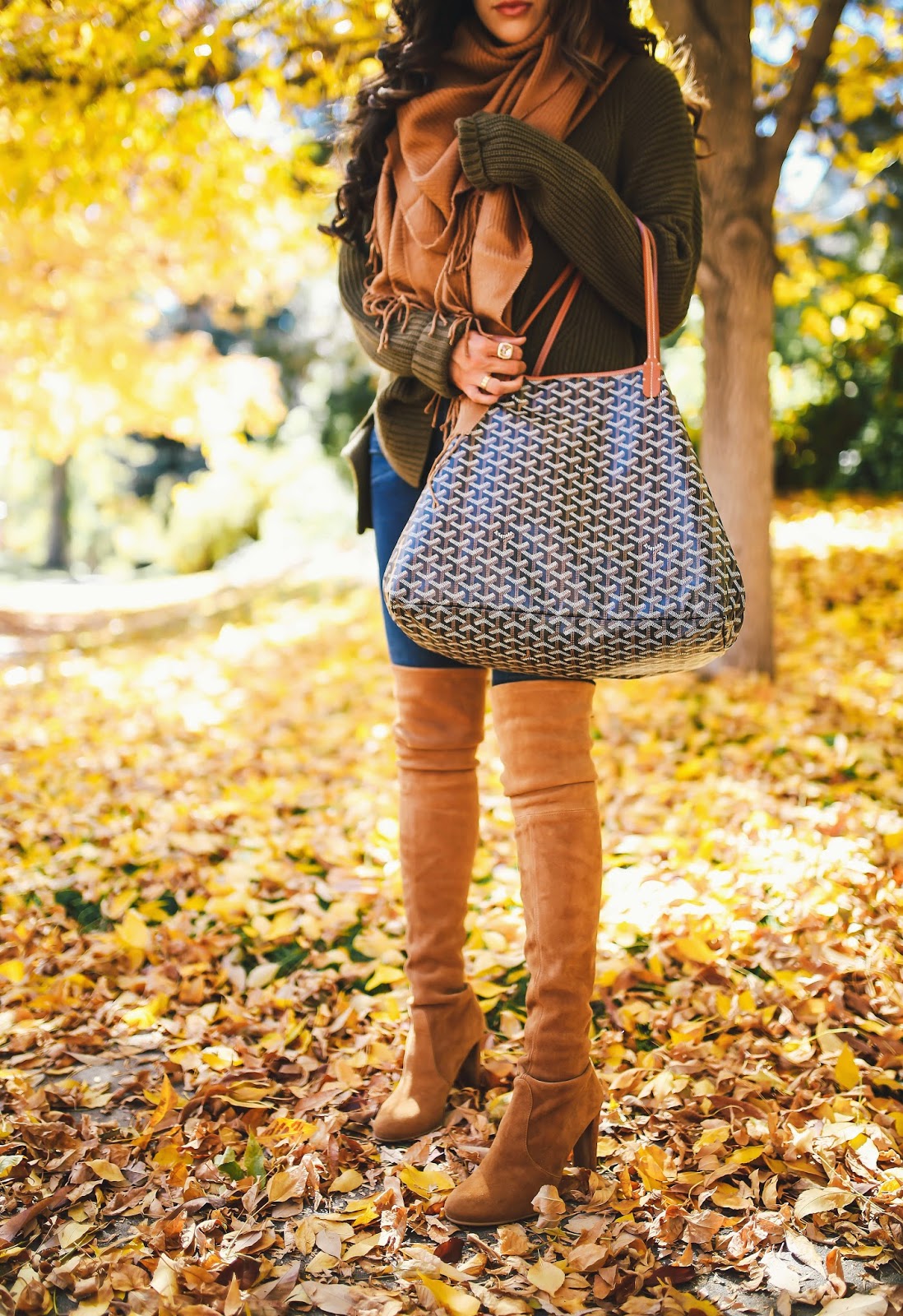 Over The Knee Boots in a Fall Wonderland, The Sweetest Thing
