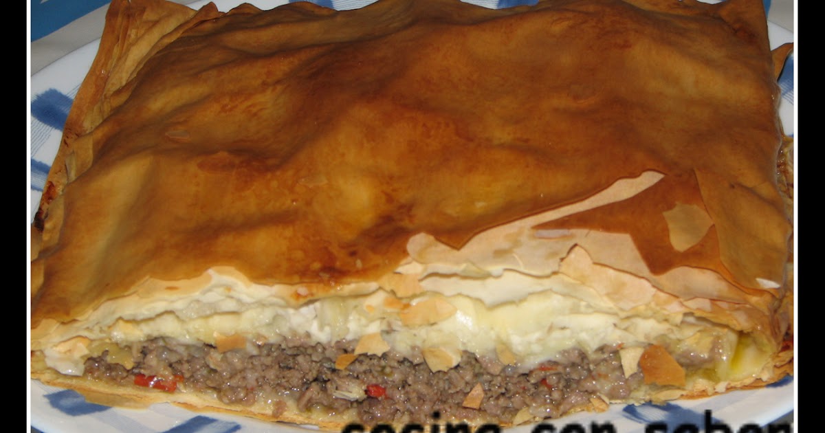Pastel de carne con mozzarella "Thermomix"