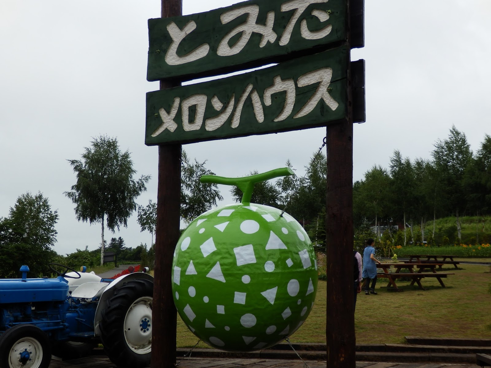 Something about Japan Furano flowers, melons and wine