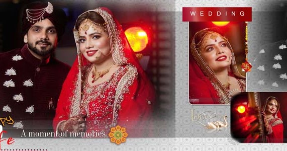 Download Digital Photo Album Design 12×36 PSD HD Sheets for Free
