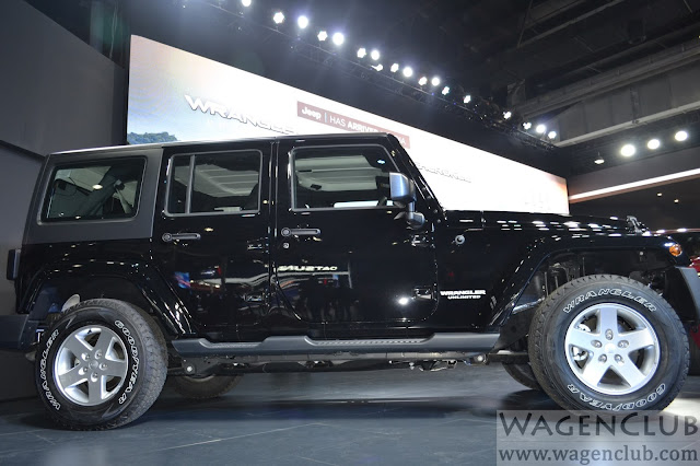 Indian-spec Jeep Wrangler Unlimited