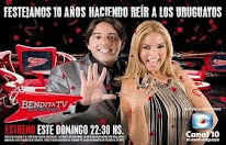 CLAUDIA Y EL PIÑE CON BENDITA TV:  DOMINGOS 22:30 HRS POR CANAL 10