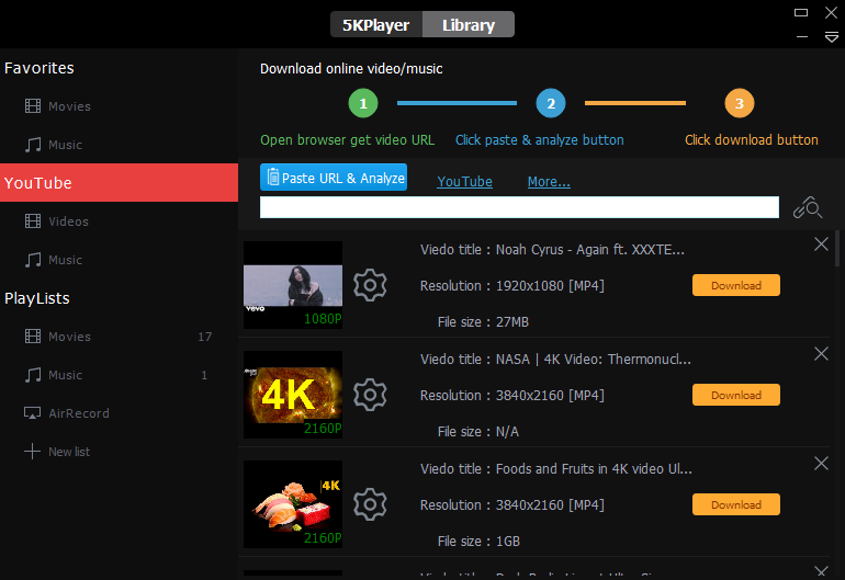 4k video player for pc free download