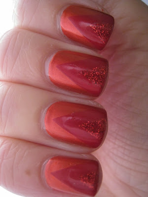 Barry-M-Blood-Red-Glitter-Gelly-Nails-Inc-art-chevrons