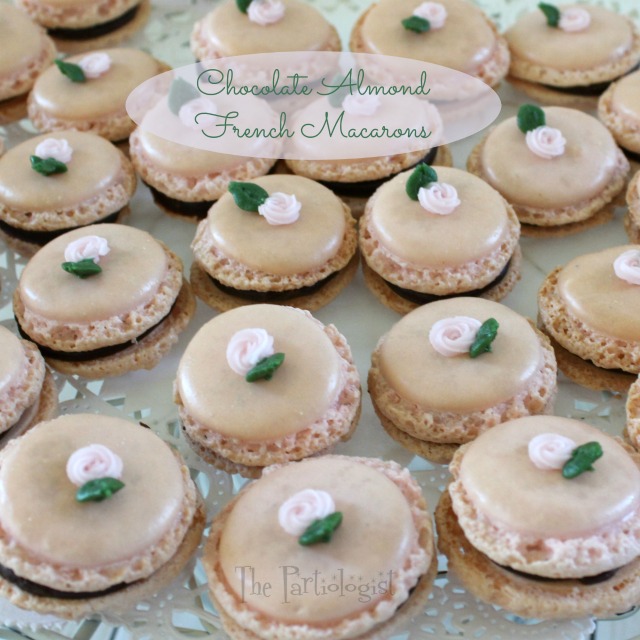 The Partiologist Chocolate Almond French Macarons!