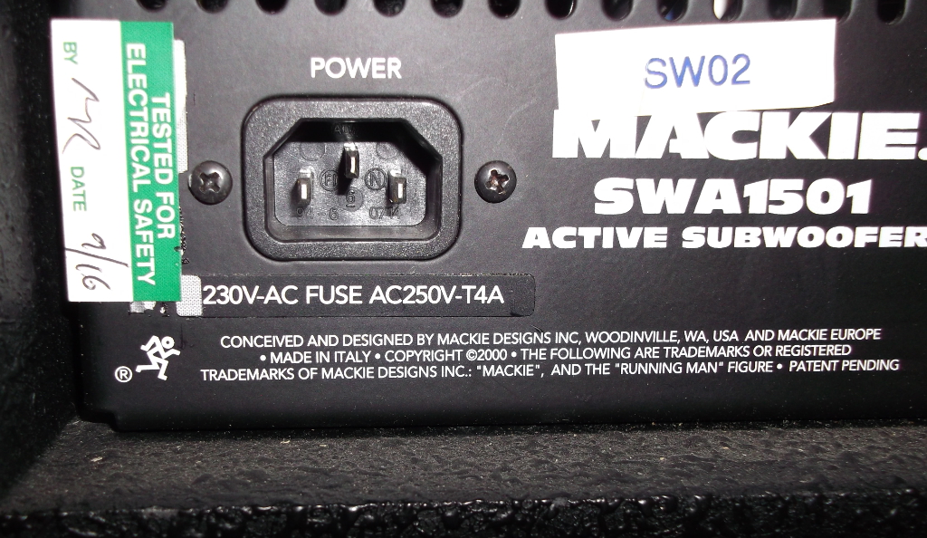 Sold - Mackie 1501 Active Subwoofers - £700 per pair ~ One One Two.....