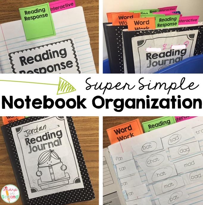 Sharp in Second: Getting Organized: Journals