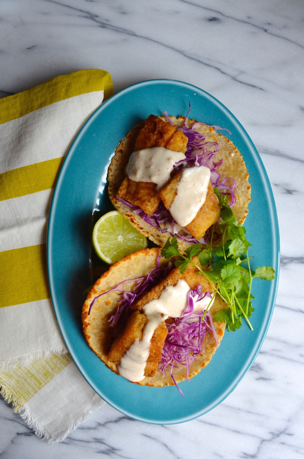 Spicy Fish Tacos with Chili Lime Mayo Always Order Dessert