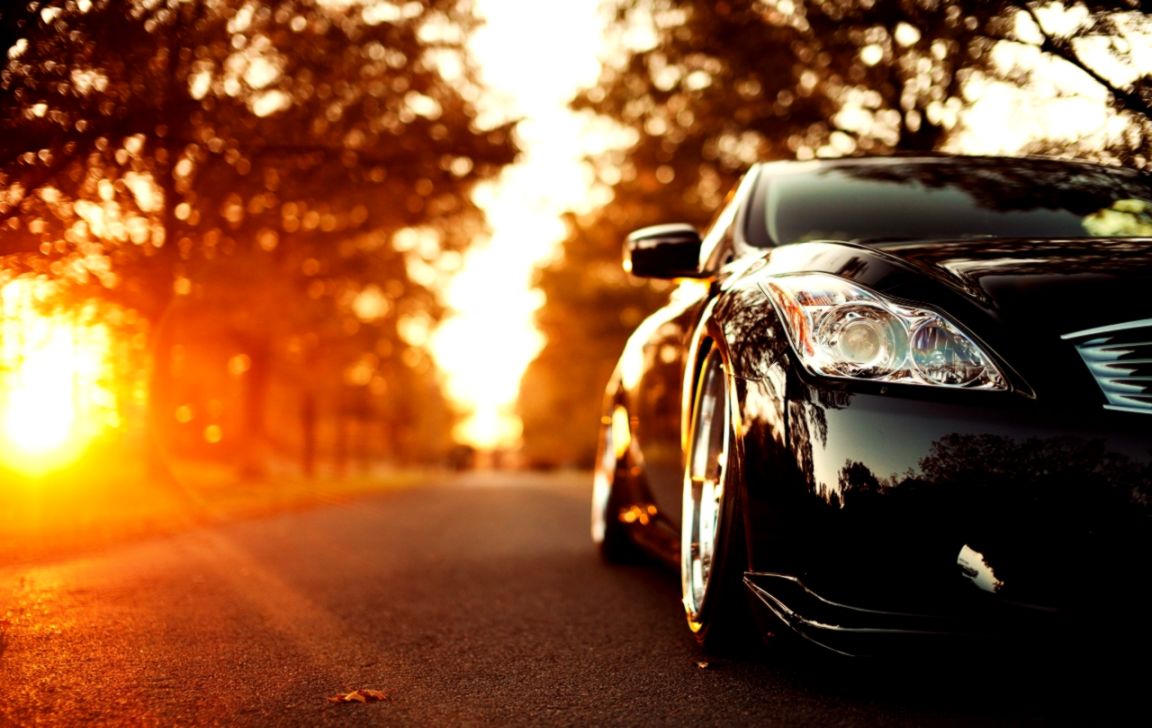 1280x800 Infiniti G37 Autumn Sun desktop PC and Mac wallpaper