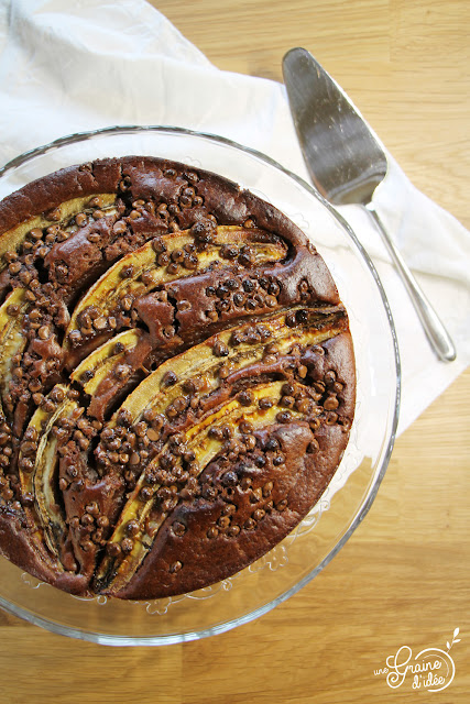 Gâteau au Chocolat et Banane Vegan recette facile rapide pas chère