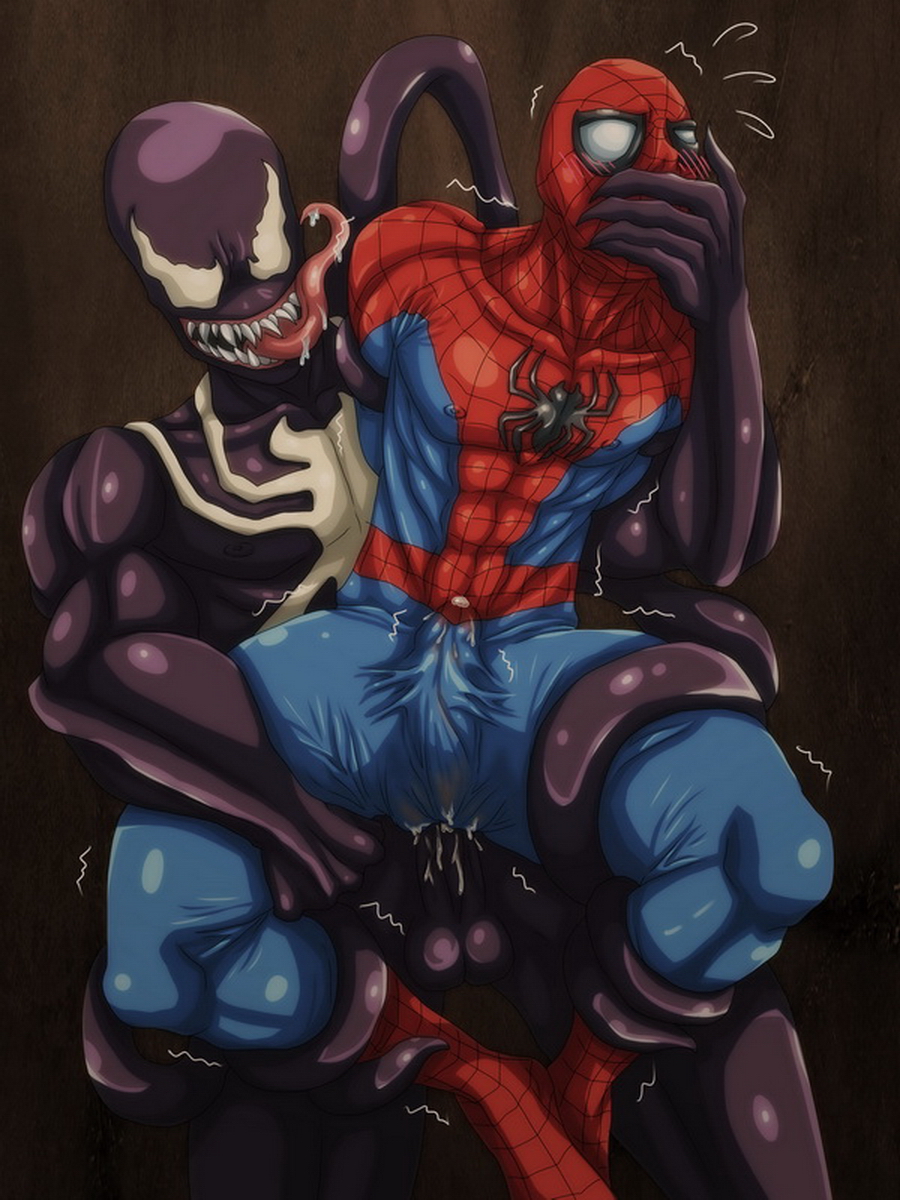 Venom x spiderman rule 34