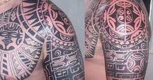 allentryfashionupdates: Tribal Shoulder Tattoos For Men