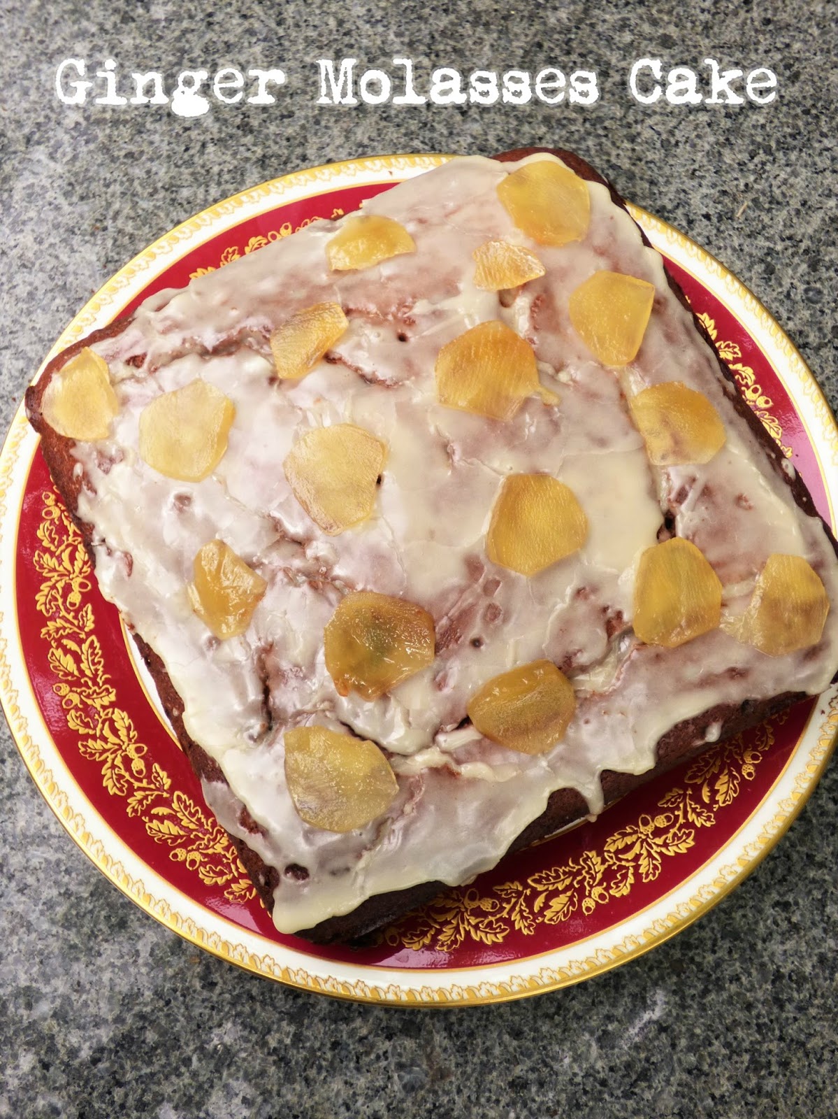 Chez Maximka Ginger molasses cake