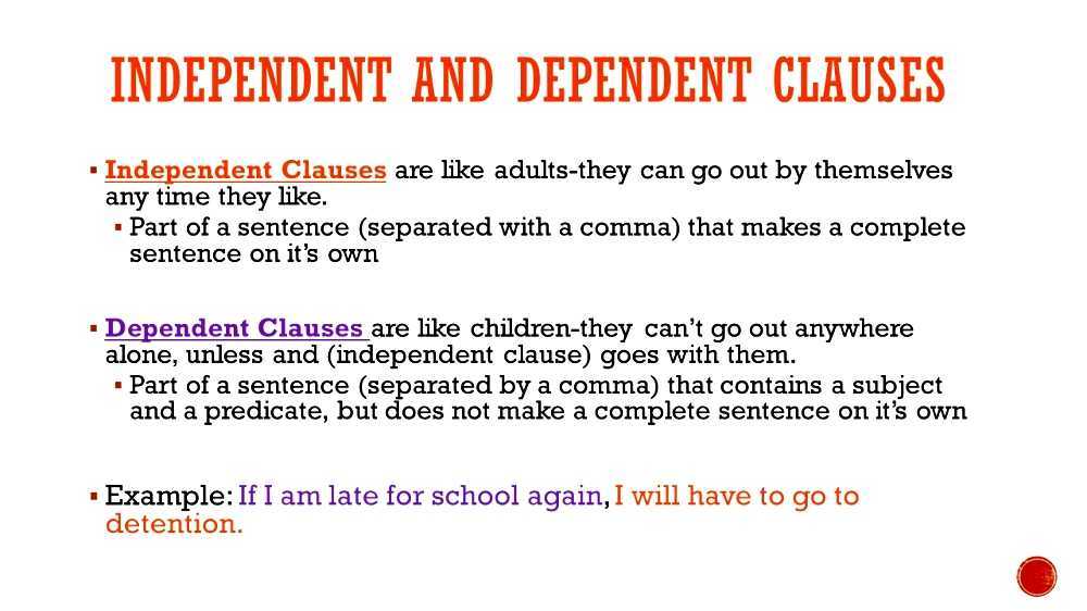 dependent-clause