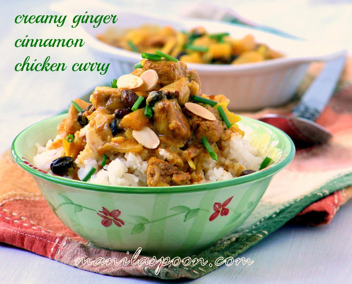 Ginger Cinnamon Cream Chicken Curry Manila Spoon