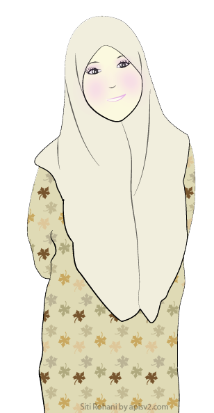 Baju Kurung Kartun : Mewarnai Gambar: Baju Muslimah - Inspirasi modis