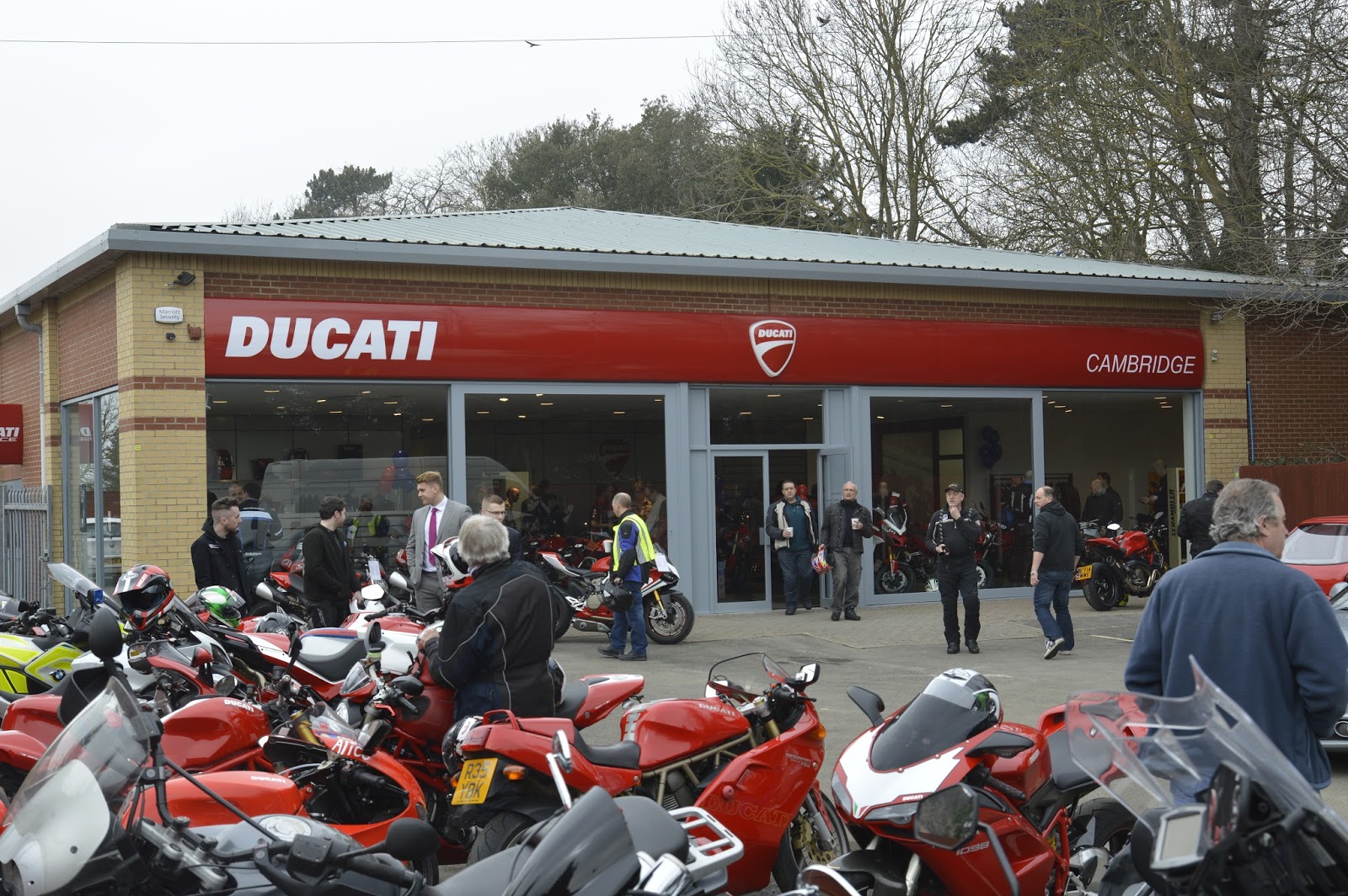 BirotarUK Cambridge glows red as Ducati dealer opens